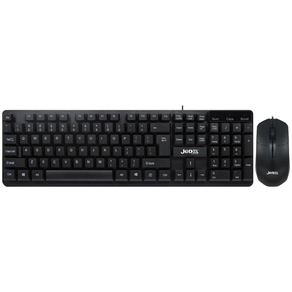 Ensemble Clavier et Souris JEDEL GK18 / USB / Noir