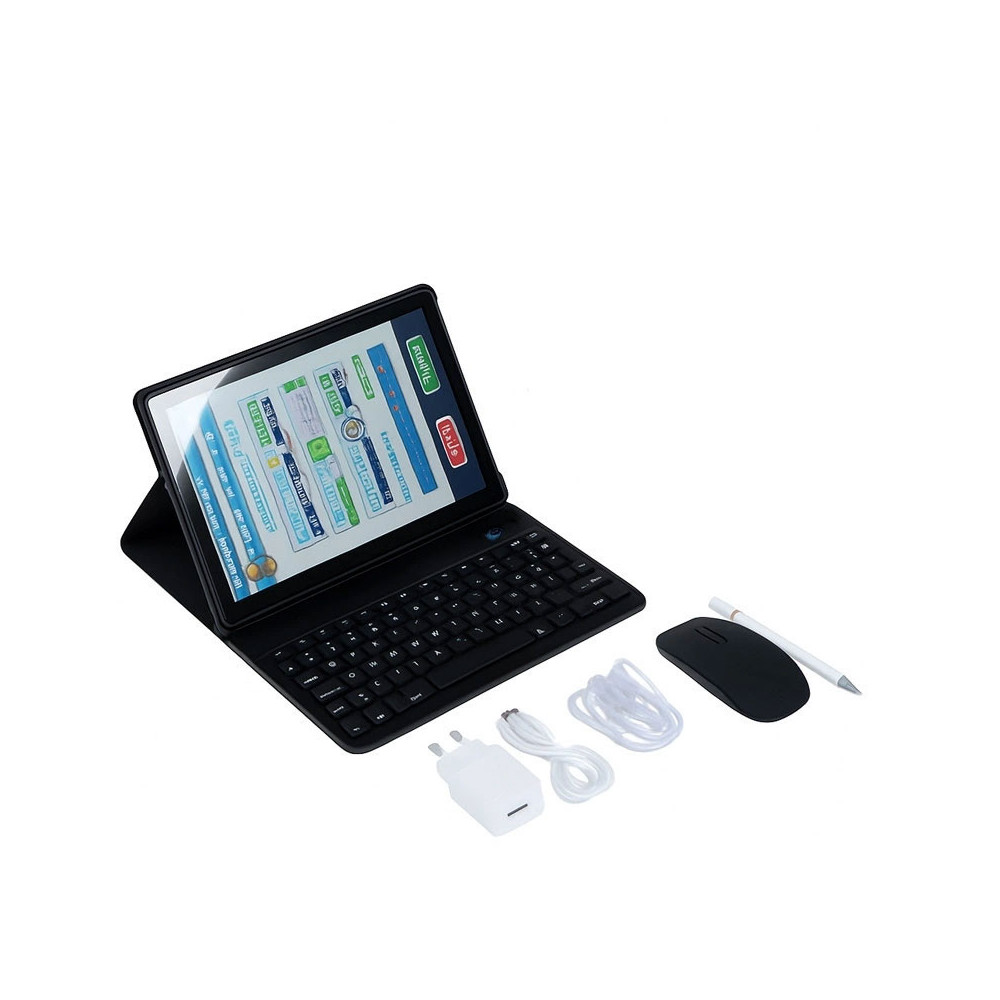 Tablette G-VILL G3000 PLUS 10.1" / 16 Go / 512 Go / 5G / WiFi / Avec Clavier + Souris + Étui-PEN / Noir