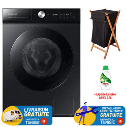 Lave linge Frontale Samsung WW11B1944GB 11Kg / Inverter / Noir + Panier à Linge + Liquide Lessive ARIEL 1.8 Litre