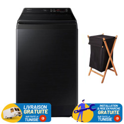 Machine à Laver Samsung Smart 13Kg INVERTER / Noir + Laundry Box
