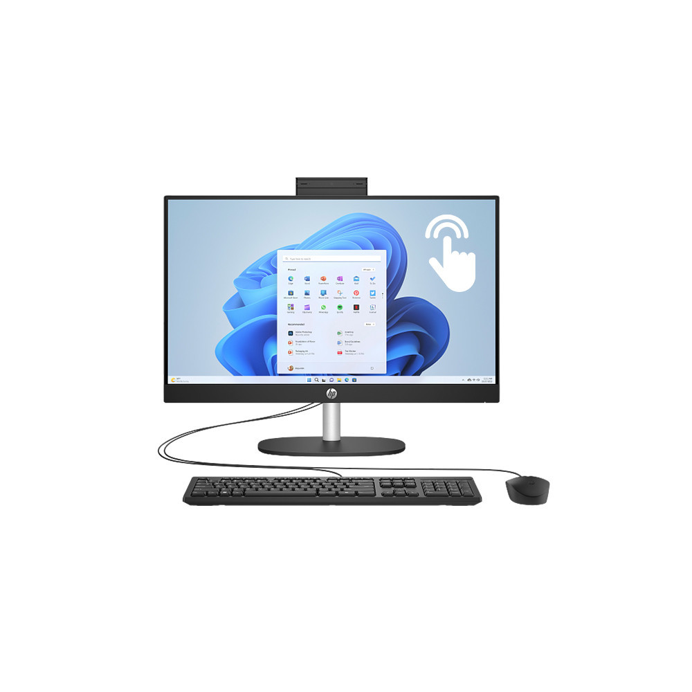 Pc de Bureau HP All in One AI 27-cr2034nk / Ultra 5-225U / 16 Go DDR5 / 512 Go SSD / Noir