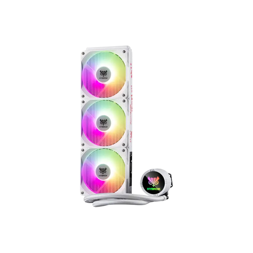 WATERCOOLING HYBROK HL360B COOLING 360ML ARGB / Blanc