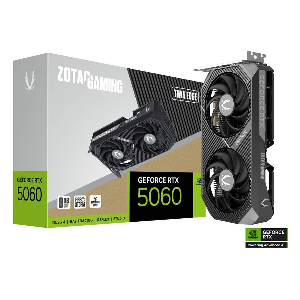 Carte graphique ZOTAC GAMING GeForce RTX 5060 Twin Edge / 8 Go GDDR7