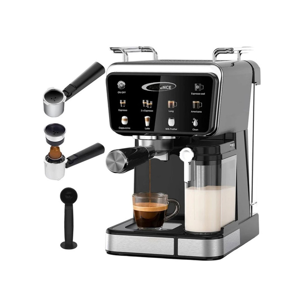 Machine à Café Expresso 9en1 , Latté , Cappuccino 1.5 Litres / 1350W / Noir