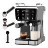 Machine à Café Expresso FLORENCE 9en1 , Latté , Cappuccino 1.5 Litres / 1350W / Noir