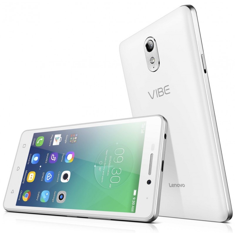 Téléphone Portable Lenovo VIBE P1m / Double SIM + 2 SIM Offertes + Film de protection + Etui??