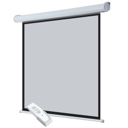 Écran de Projection Mural Électrique Telon 280 x 280 cm + Télécommande / Blanc