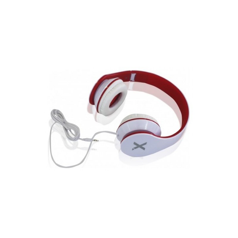 Casque écouteur avec Micro stéréo Urbain Aqprox / Rouge