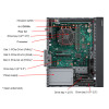 Serveur Tour Lenovo ThinkSystem ST50 V3 7DF3A00TEA /  Intel Xeon E-2434 / 16 Go / 2 To Avec WINDOWS SERVER 2025