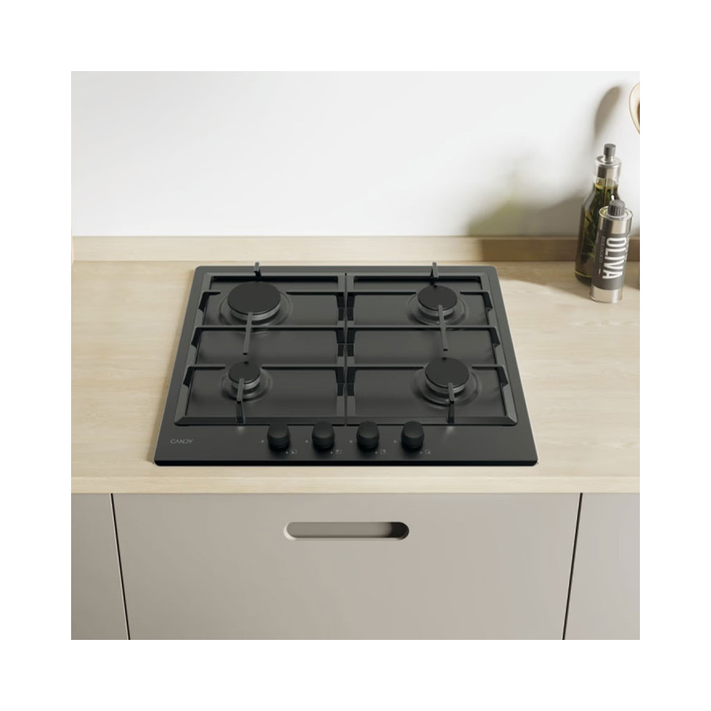 Plaque de cuisson Encastrable Candy / 4 Feux / Noir / CHG6BRBB
