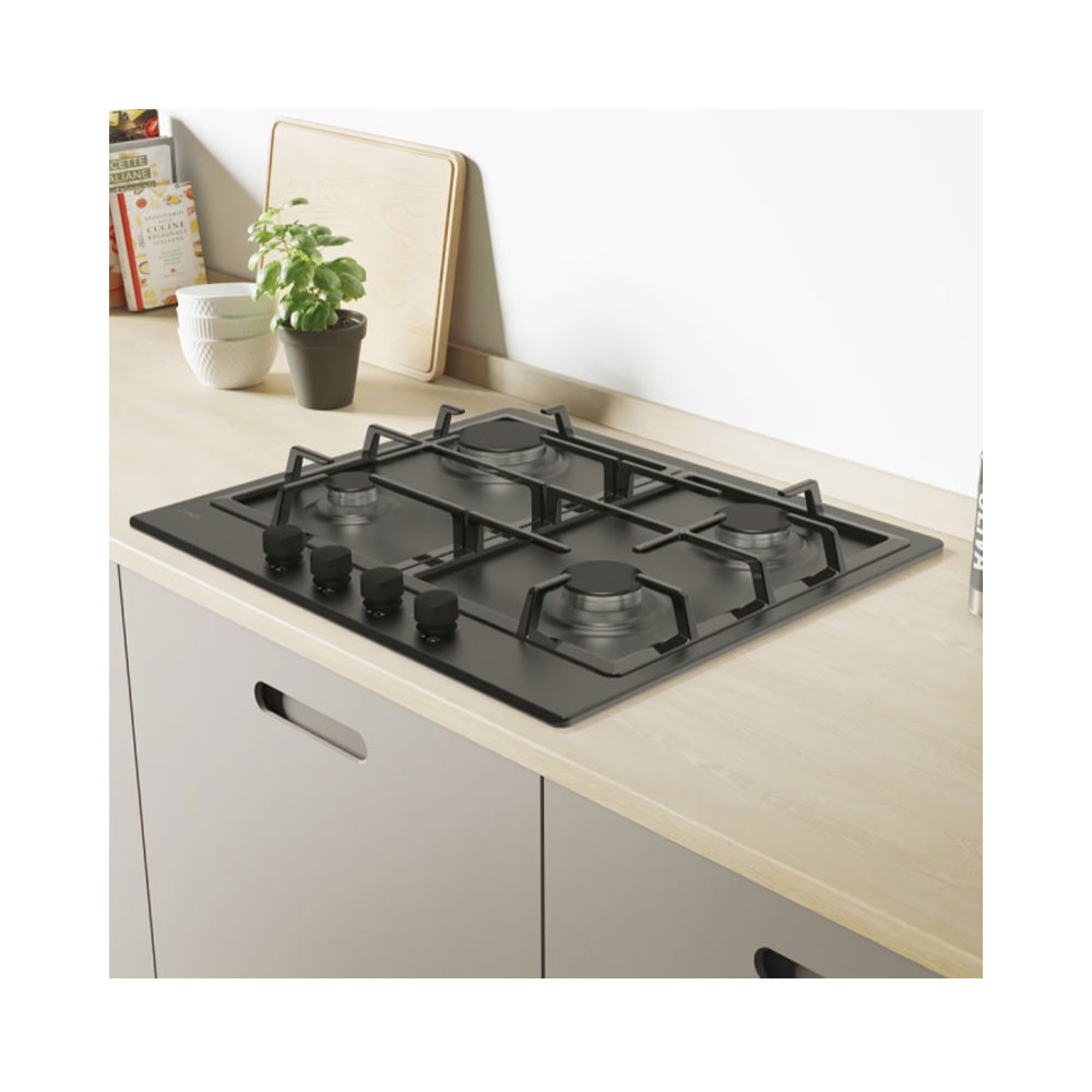 Plaque de cuisson Encastrable Candy / 4 Feux / Noir / CHG6BRBB