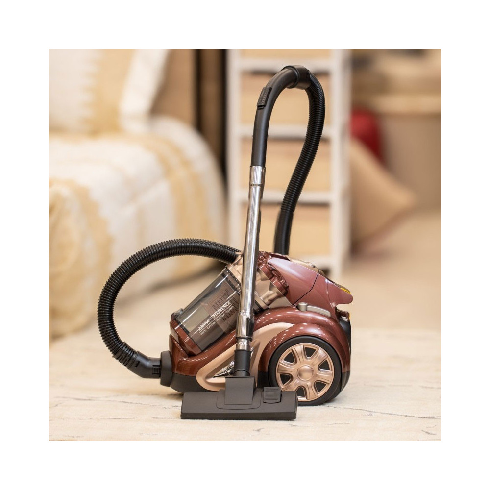 Aspirateur Sans Sac FLORENCE 3 Litres / 2200W / BEIGE / HJX-1806