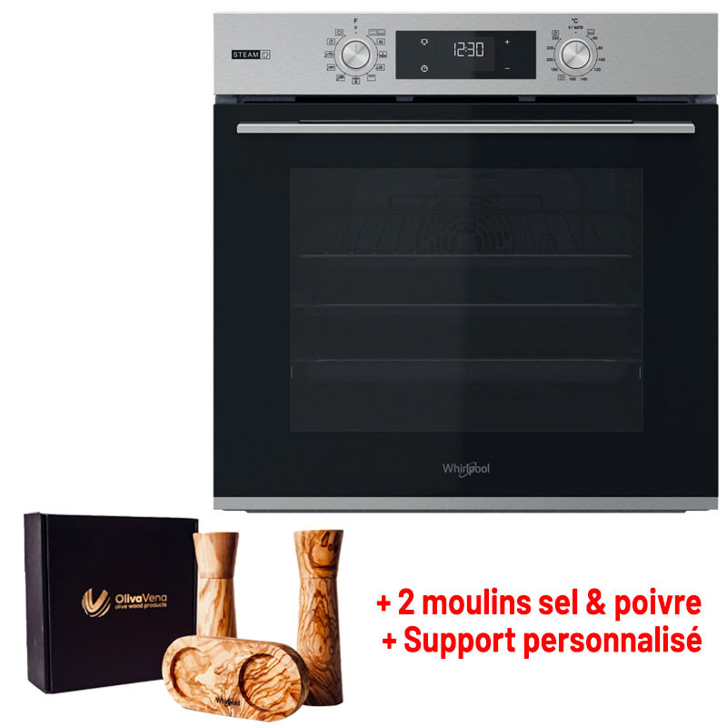 Four multifonction encastrable Whirlpool 71 Litres / Inox / OMSK58HU1SX