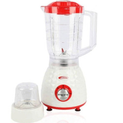 Blender FLORENCE 1.5 Litres / 1000W / Rouge Avec Moulin