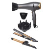Coffret  Sèche Cheveux et Lisseur FLORNCE 2200W / Noir / AG5920S6