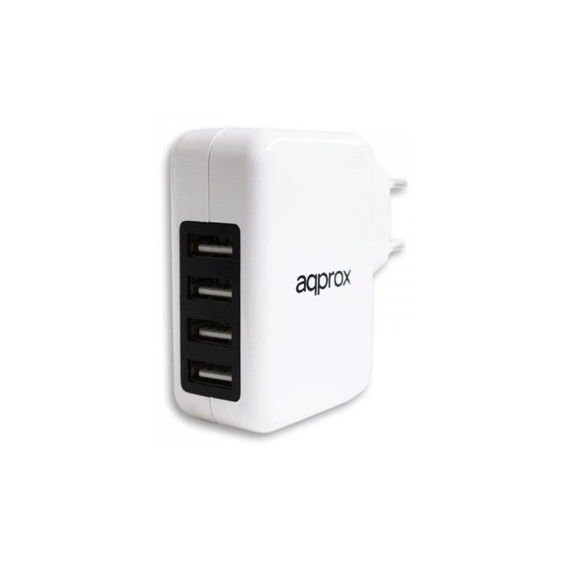 Chargeur universel 4 ports USB / Blanc
