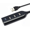 HUB USB 4 PORT MULTIPLE / Noir