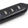 HUB USB 4 PORT MULTIPLE / Noir