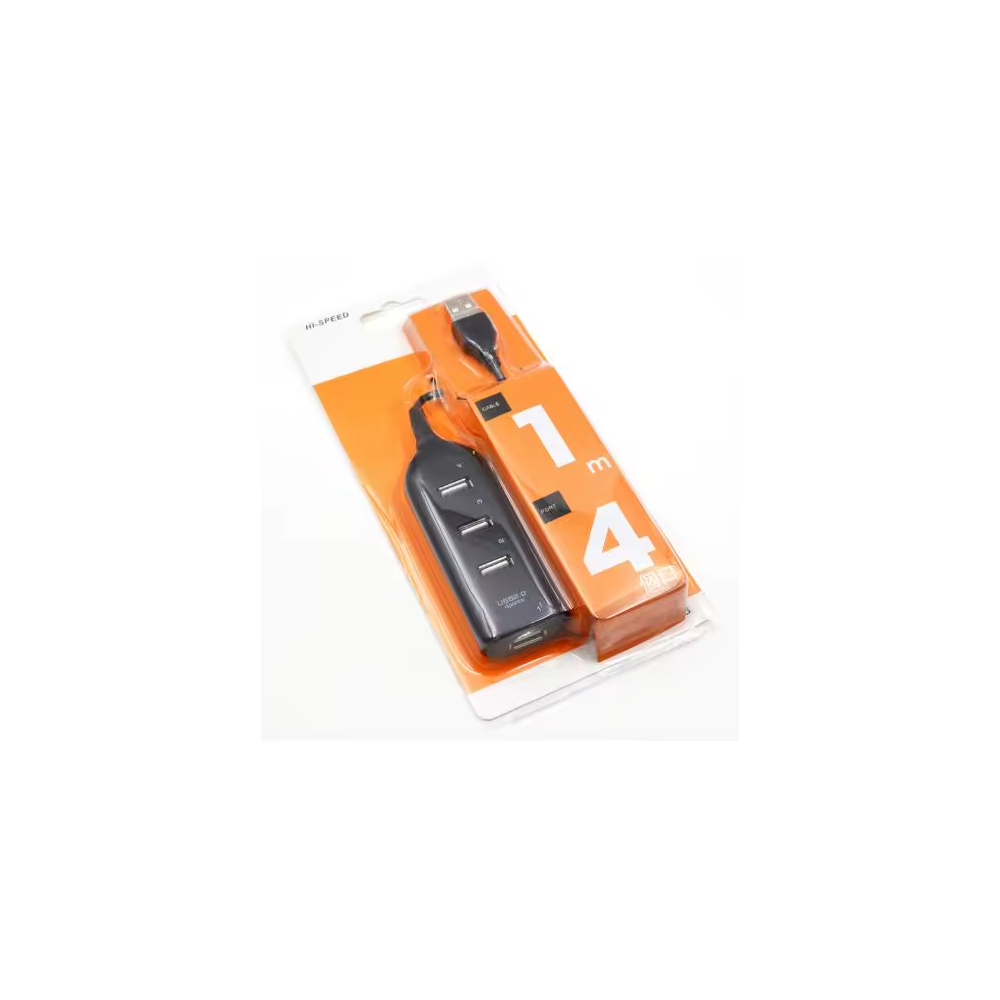 HUB USB 4 PORT MULTIPLE / Noir