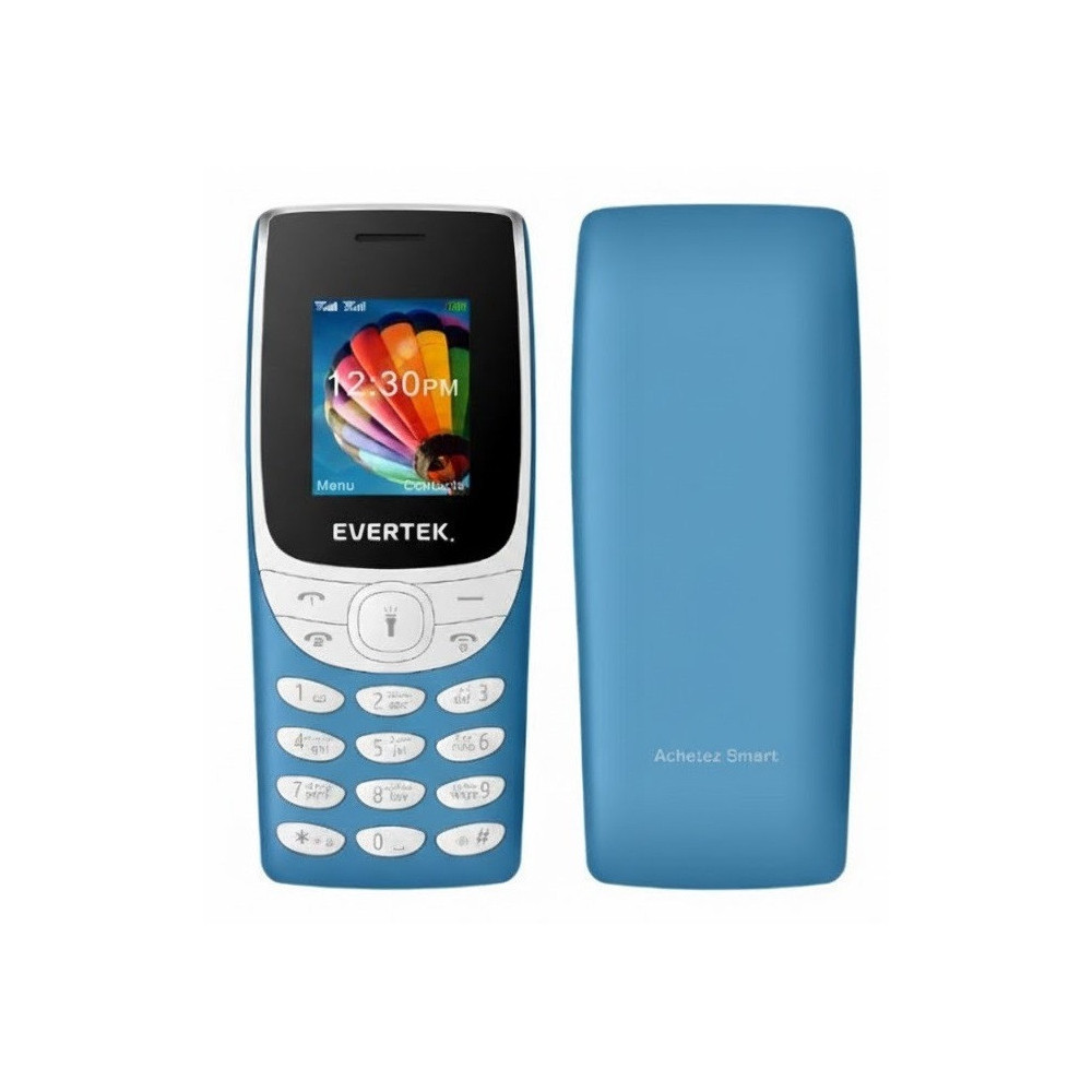 Téléphone Portable EVERTEK E3218 / Light Blue