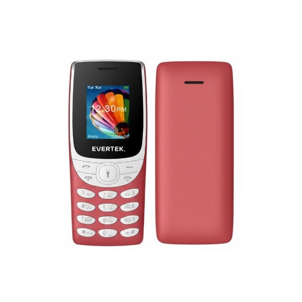 Téléphone Portable EVERTEK E3218 / Rouge