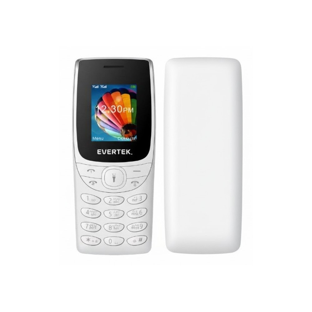 Téléphone Portable EVERTEK E3218 / Blanc