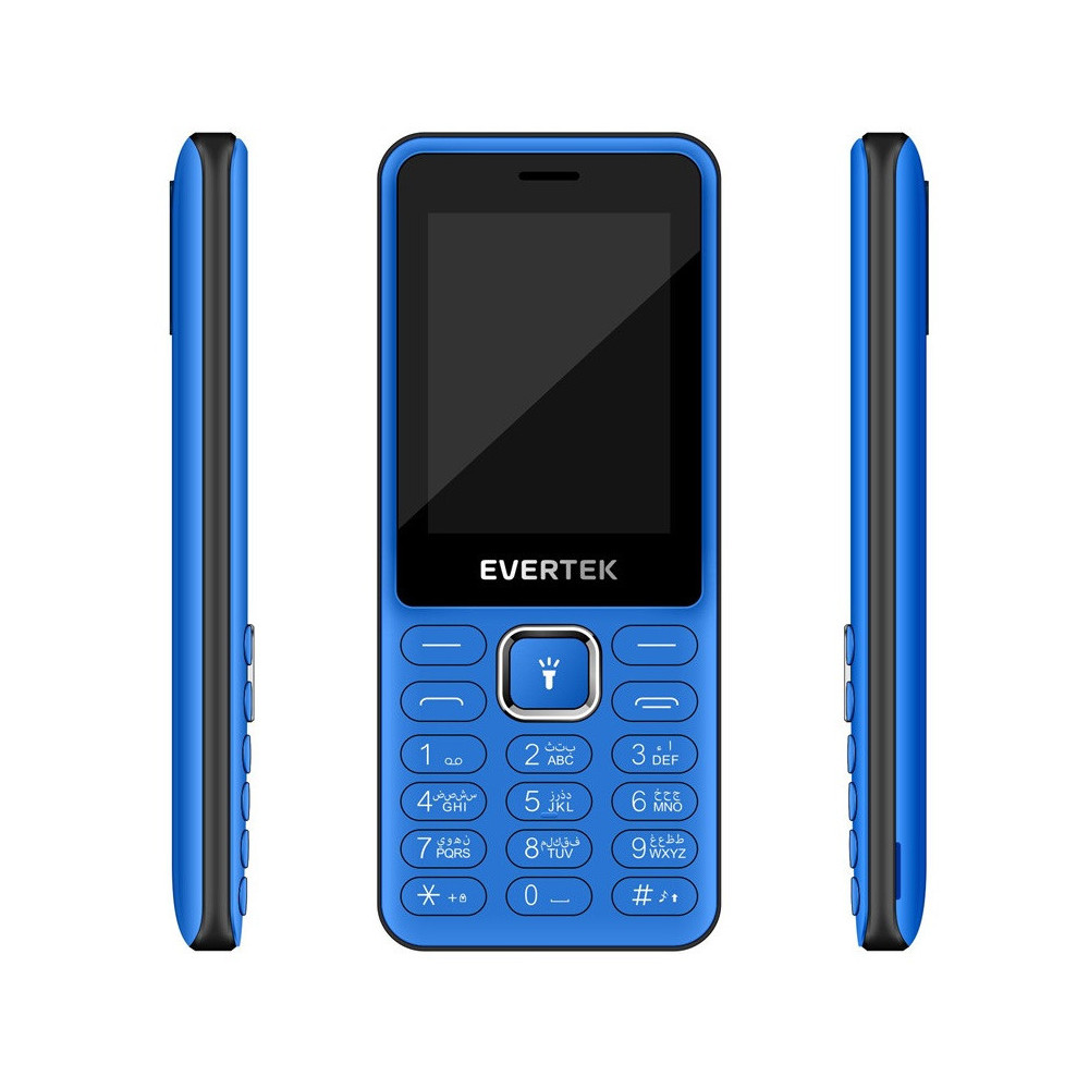 Téléphone Portable EVERTEK EX24 / Bleu