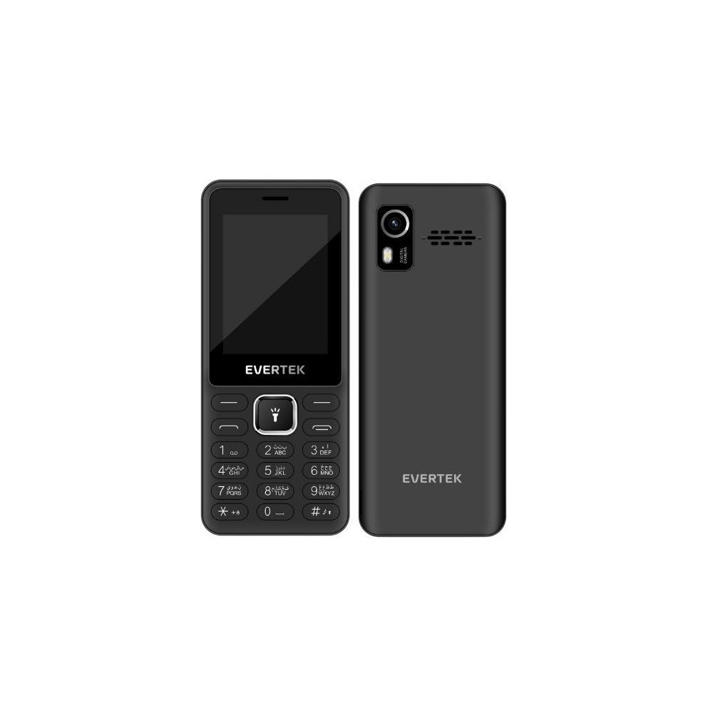 Téléphone Portable EVERTEK EX24 / Noir