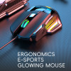SOURIS 7D Gaming RGB LED Light R8 / jusqu'à 3 600 DPI / Noir
