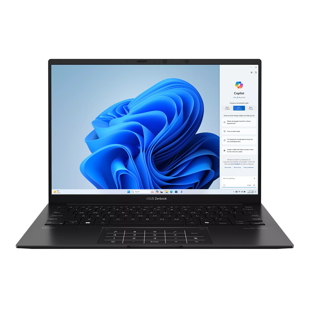 Pc Portable ASUS Zenbook 14 OLED UM3406KA / Ryzen AI 7 350 / 32 Go / 1 To SSD / Windows 11 / Noir