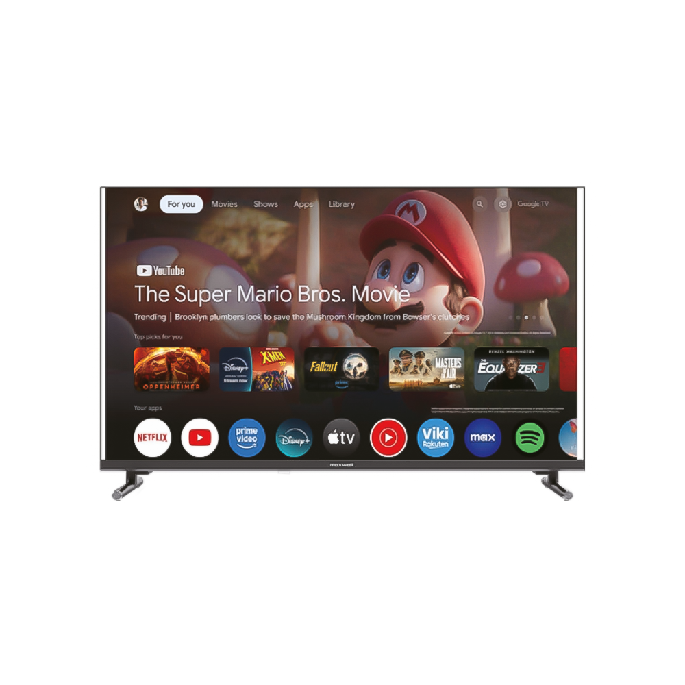 Téléviseur MAXWELL 43" QLED Full HD Smart Google TV avec RECEPTEUR INTEGRE / MAX-Q43MG60