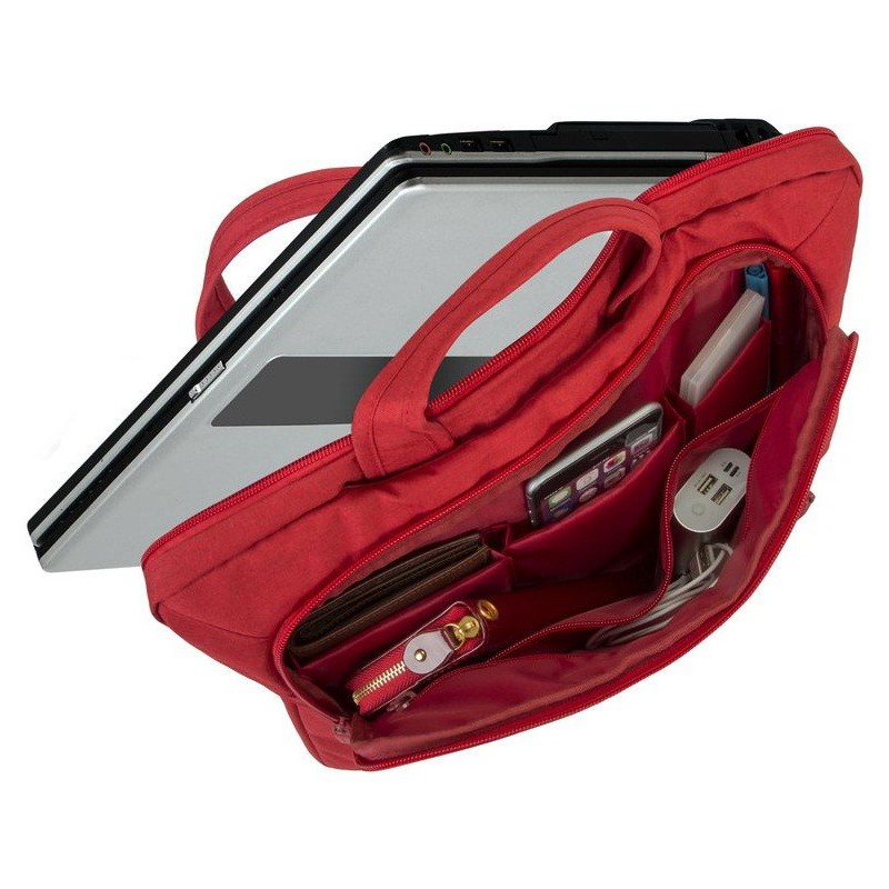Sacoche pour PC Portable Rivacase 15.6" / Rouge