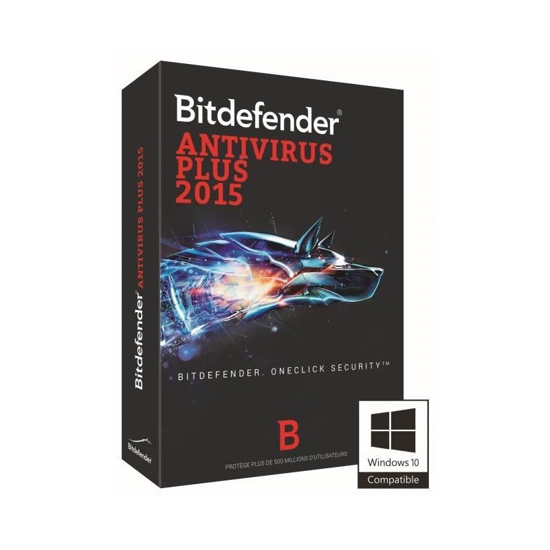 Bitdefender Antivirus Plus 2015 - 1 an / 3 Pcs