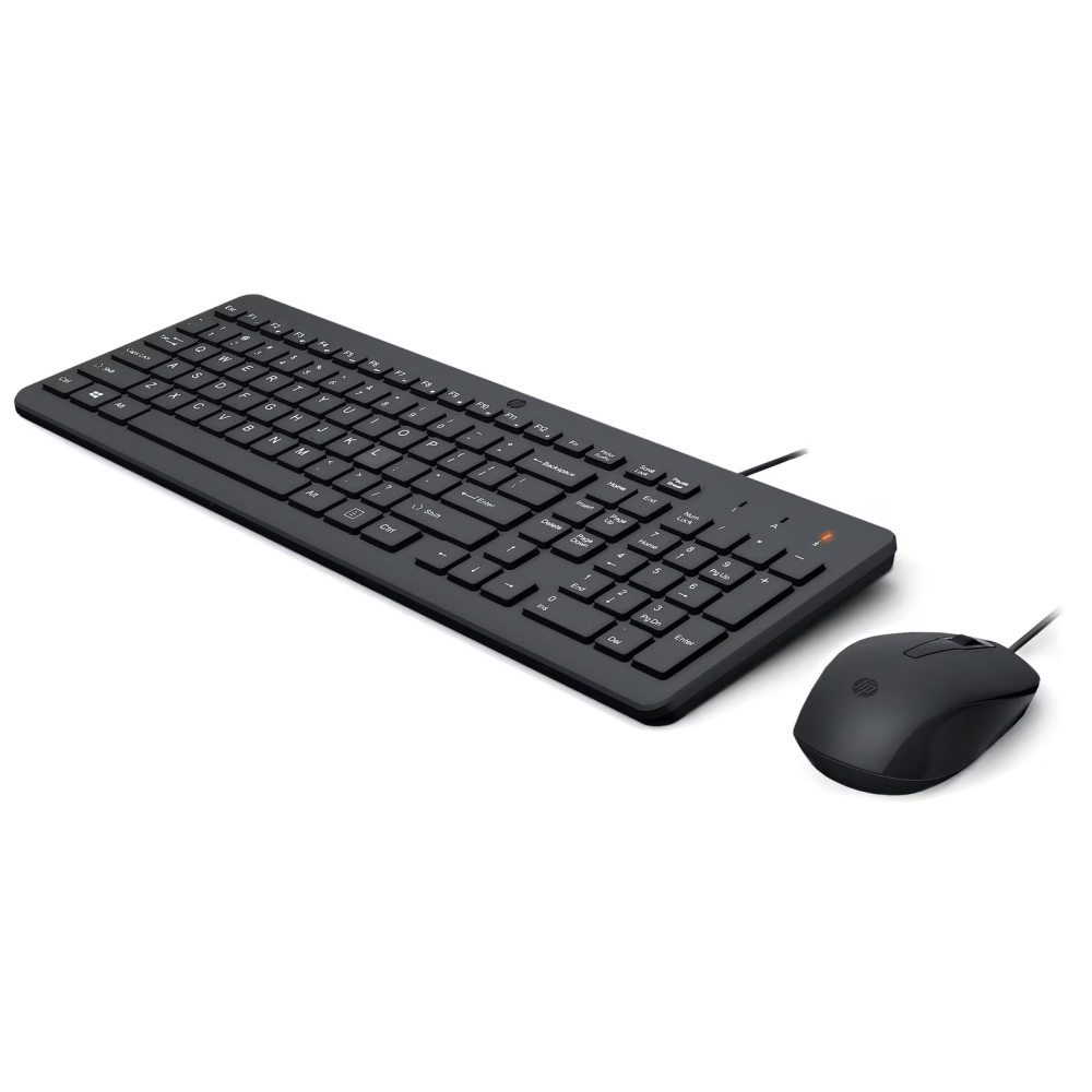 Ensemble Clavier Azerty Arabise et Souris filaires HP 150 / Noir