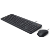 Ensemble Clavier Azerty Arabise et Souris filaires HP 150 / Noir