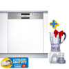 Lave Vaisselle Encastrable BRANDT BDB424LX / 14 Couverts / inox + Blender 2en1 400W Offert