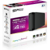 Disque Dur Externe 3.5" Silicon Power Stream S06 / USB 3.0 / 4 To / Noir