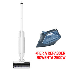 Aspirateur ROWENTA X Clean 10 / 200W / Blanc + Fer à repasser ROWENTA 2500W