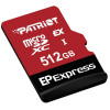 CARTE MEMOIRE PATRIOT 512GB  Micro SD SDXC Express (w/o Adaptor)