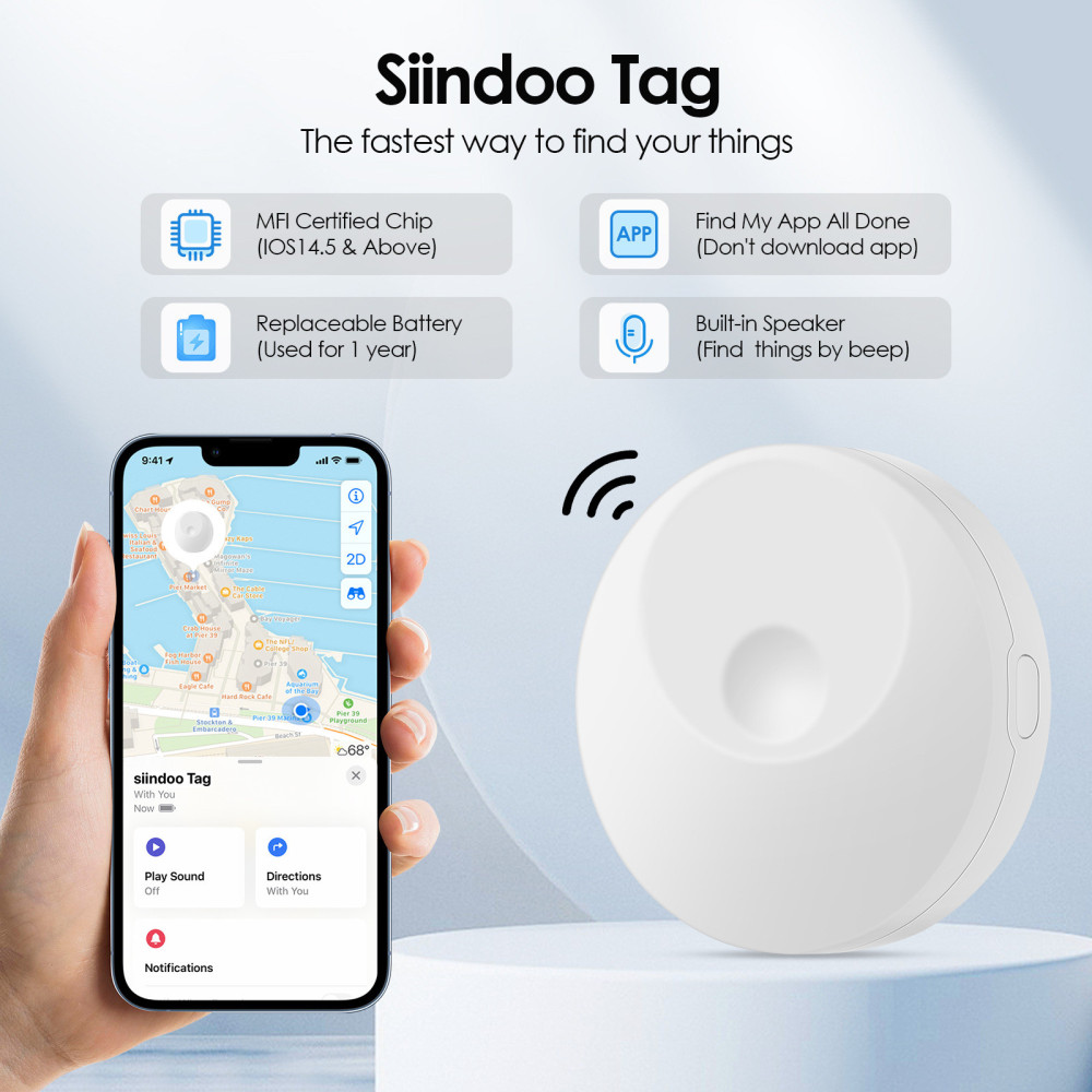 QIOP LOCATOR PRO Works with Apple Find My