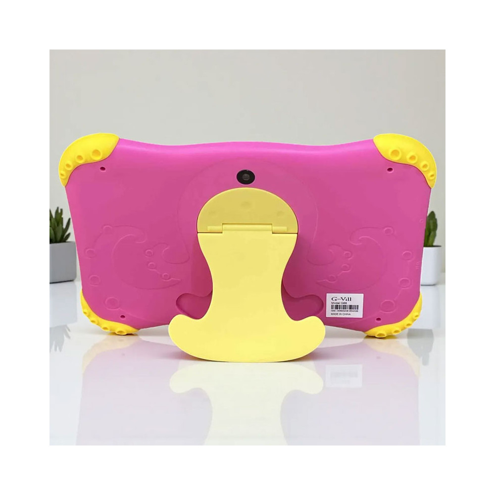 TABLETTE KIDS G-VILL G66 7" / 5G / WIFI / 6 Go / 128 Go Avec Étui + Film + Free Gifts / Rose