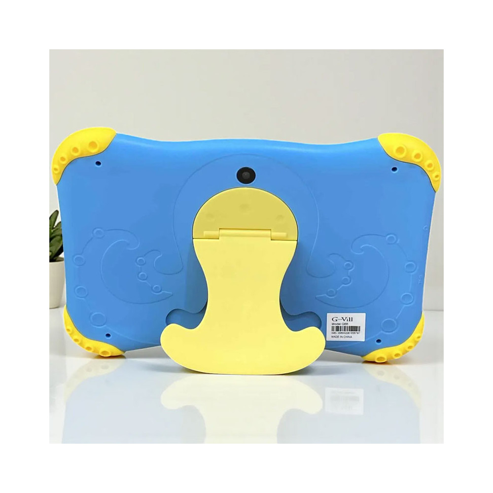 TABLETTE KIDS G-VILL G66 7" / 5G / WIFI / 6 Go / 128 Go Avec Étui + Film + Free Gifts / Bleu