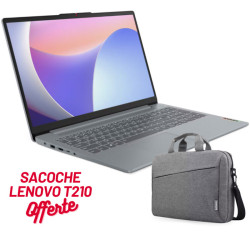 Pc Portable Lenovo IdeaPad Slim 3 15IRU8 / i3-1315U / 8 Go / 512 Go SSD / Windows 11 Pro / Gris