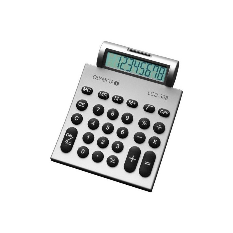 Calculatrice de bureau 8 chiffres Olympia LCD 308