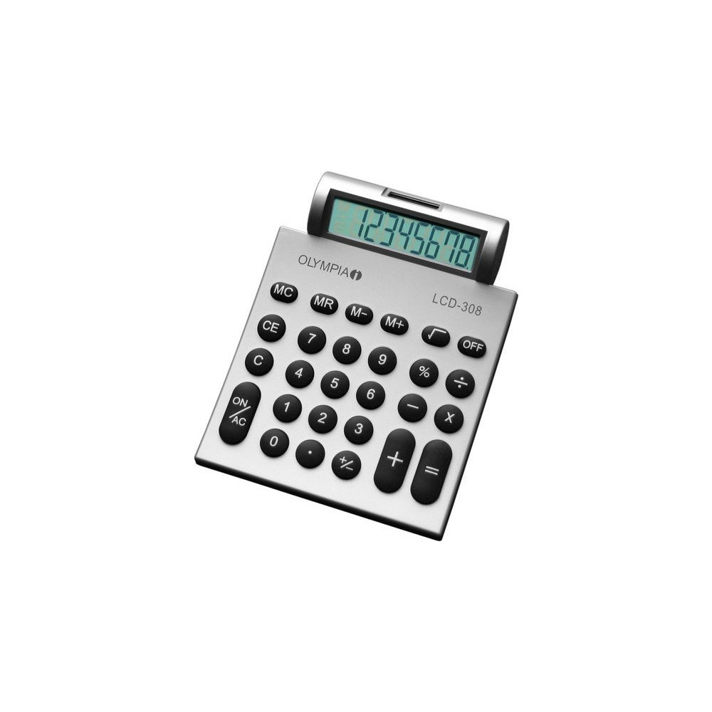 Calculatrice de bureau 8 chiffres Olympia LCD 308