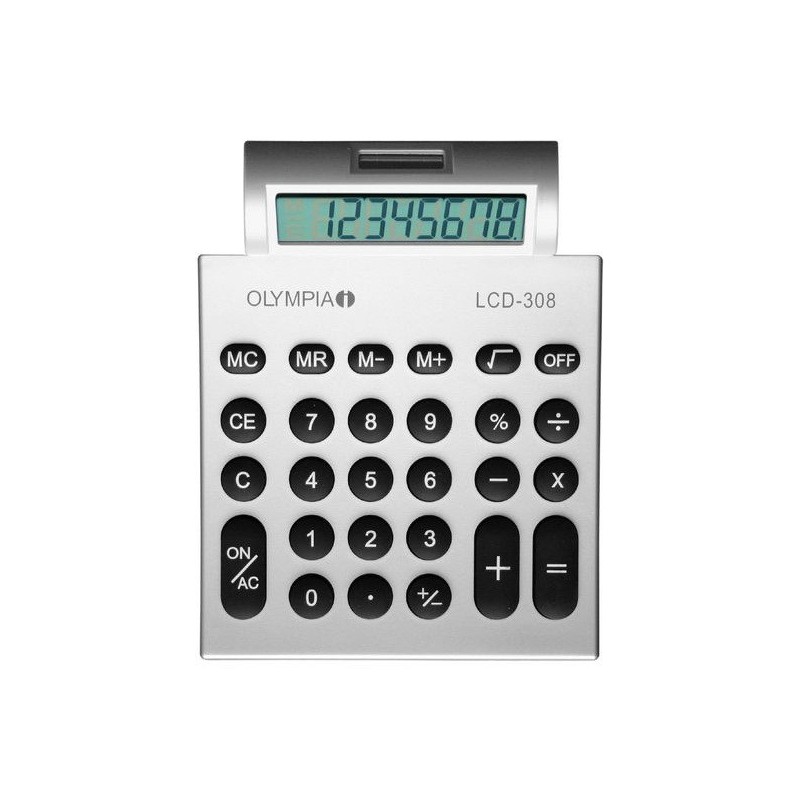 Calculatrice de bureau 8 chiffres Olympia LCD 308
