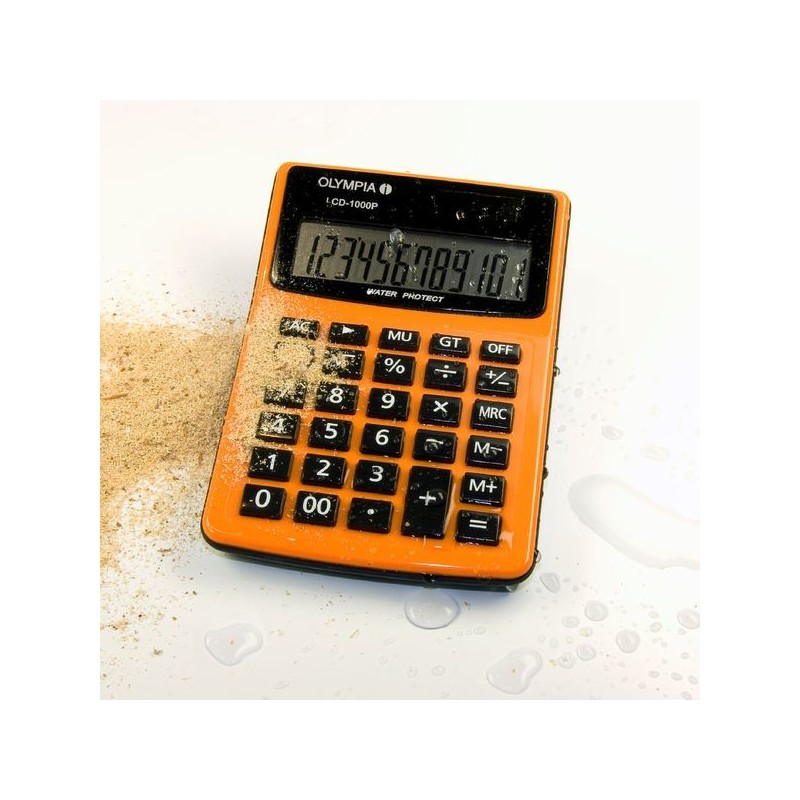 Calculatrice de bureau 12 chiffres Olympia LCD 1000P