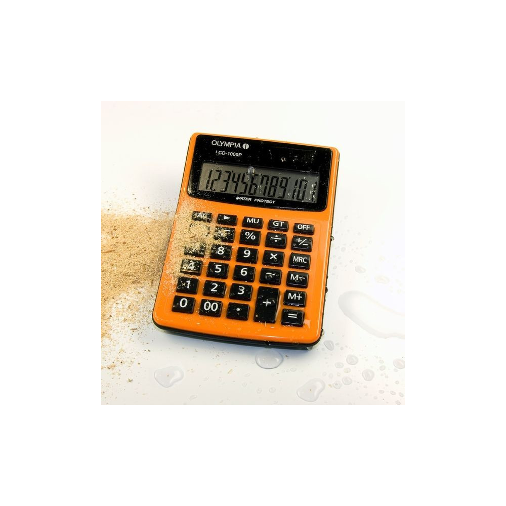 Calculatrice de bureau 12 chiffres Olympia LCD 1000P