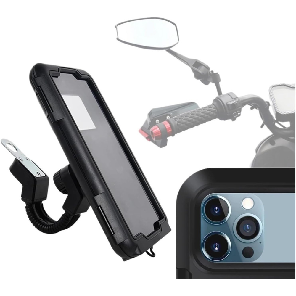 Support Smartphone Pour Moto DS-MT1 Noir -ETANCHE