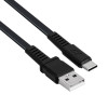 Câble USB Vers USB Type C RivaCase PS6002 WT21 / Noir